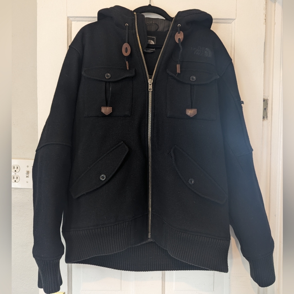 North Face Buckeye Bomber Wool Jacket